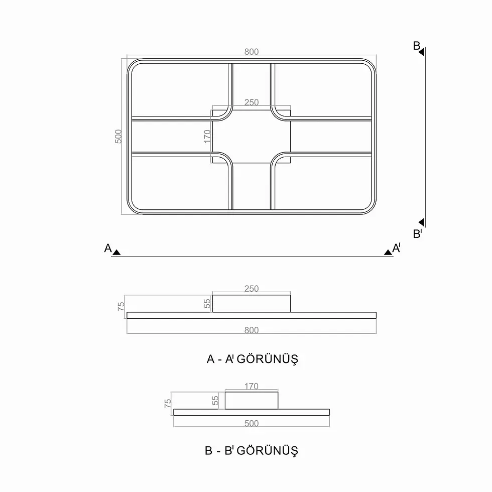 Thumbnail: LED Deckenleuchte
