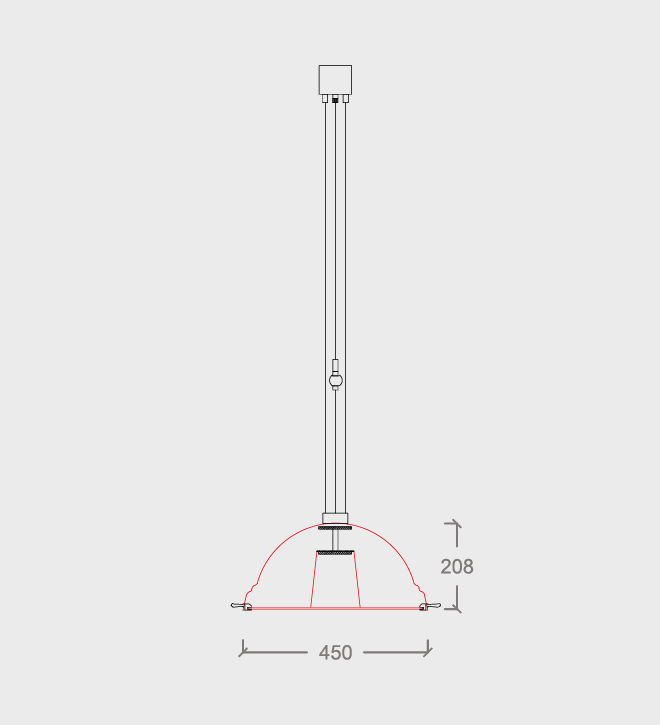 Thumbnail: Wisdom Ceiling DR Light Pendelleuchte