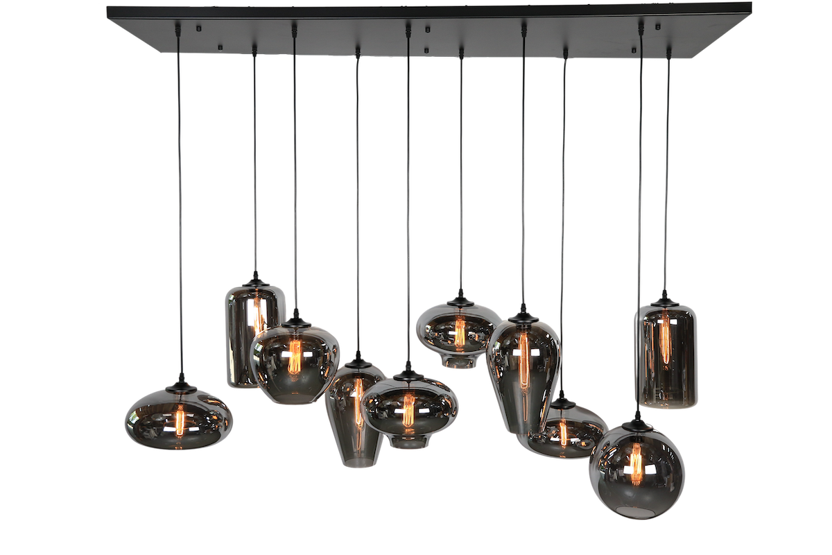 10-flammige Pendelleuchte
