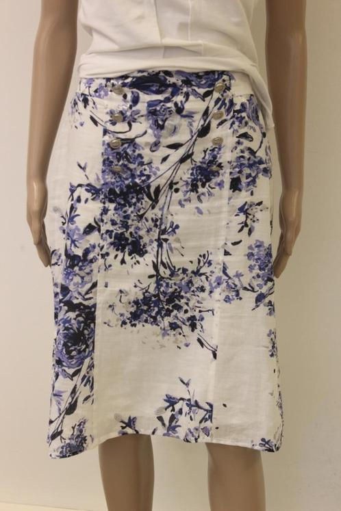 La Ligna wit/blauwe rok maat 42