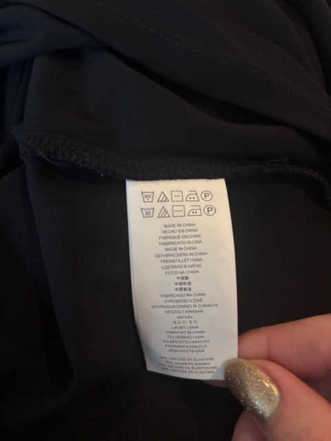 Thumbnail: Michael Kors zwarte tuniek/top maat L