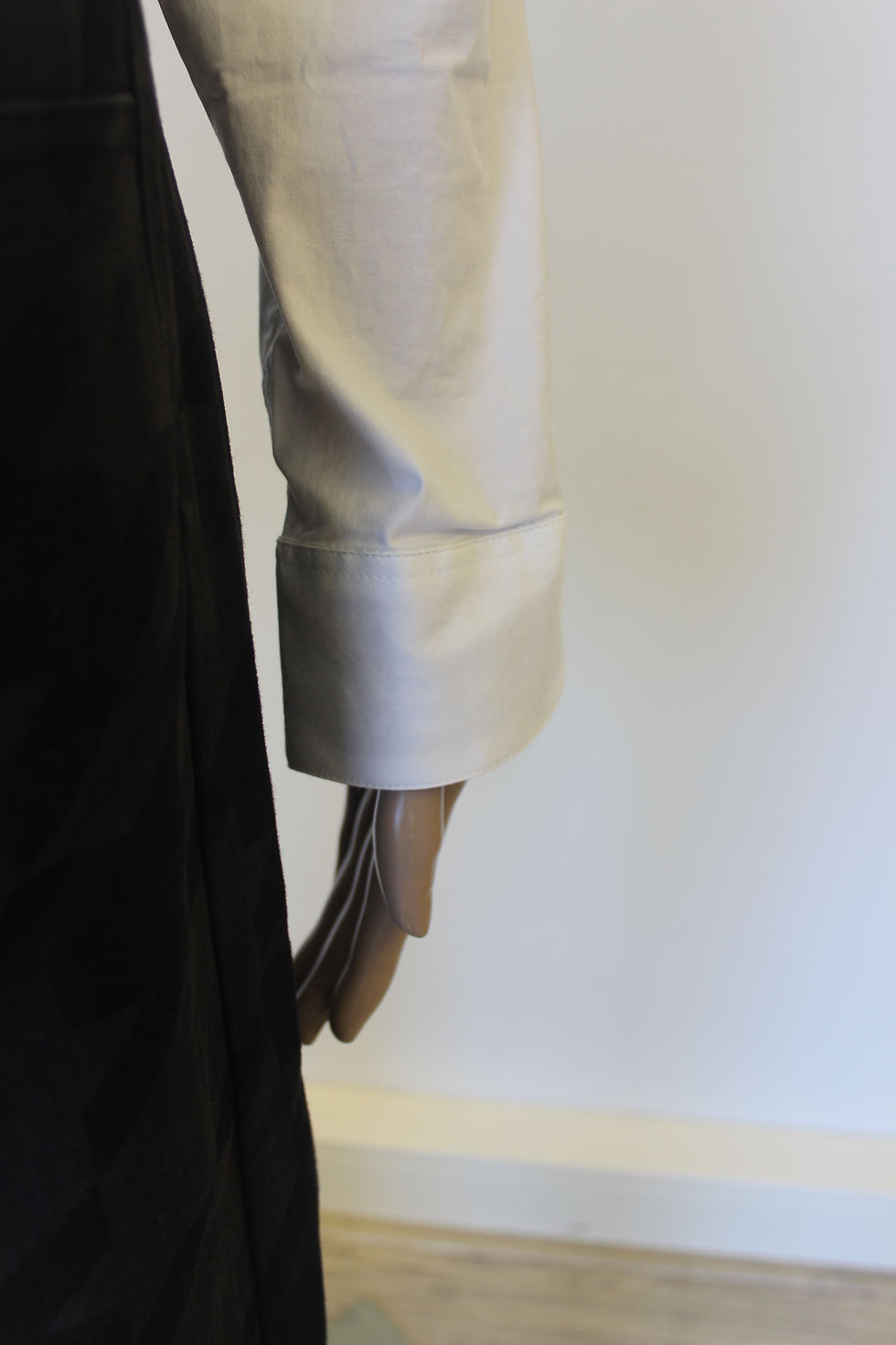 Thumbnail: Burberry witte blouse maat M