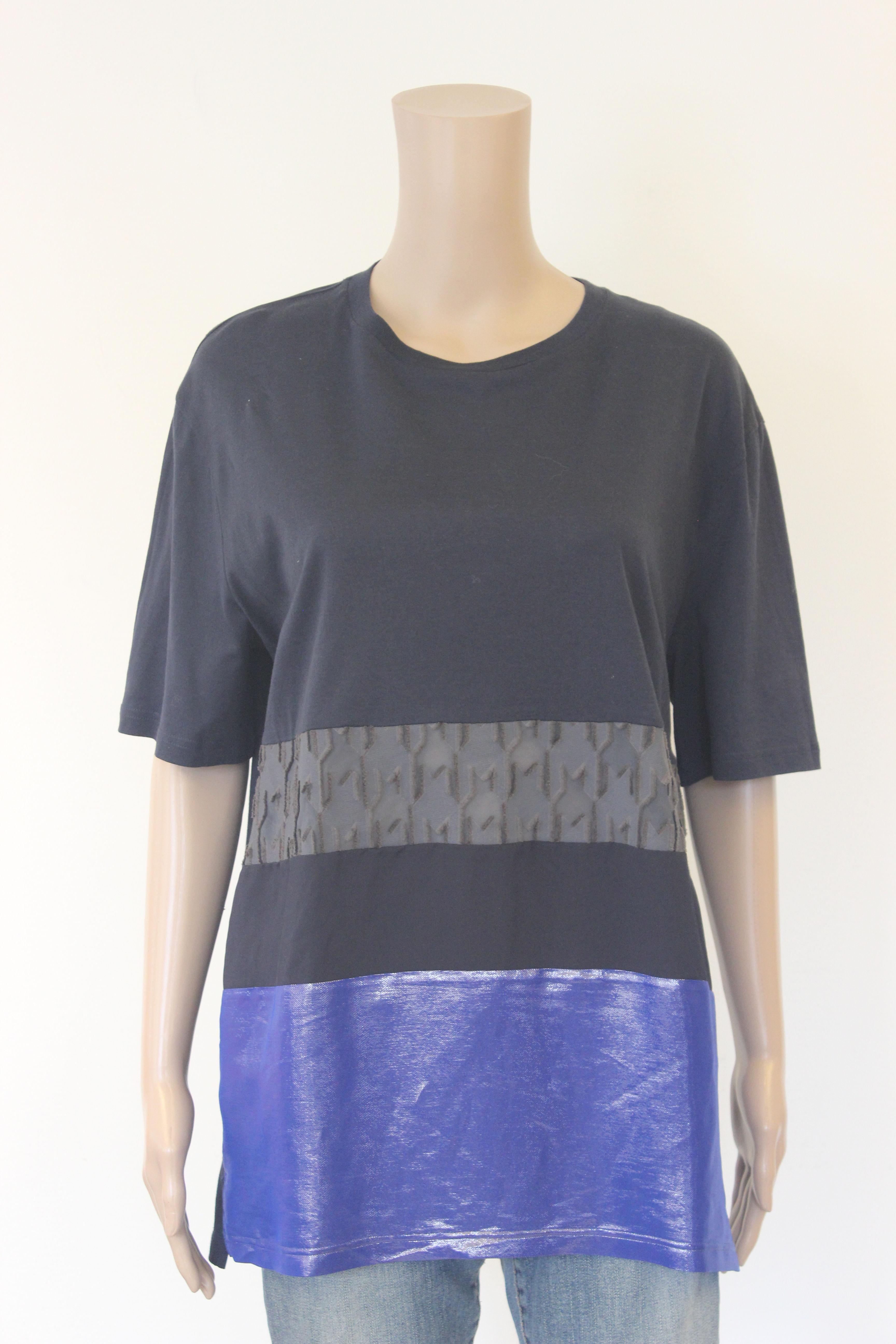 Lanvin blauw t-shirt maat L