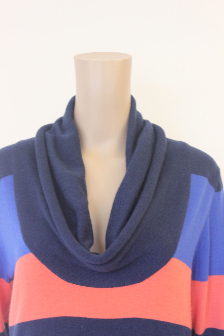 Thumbnail: Anna Blue gestreepte jurk maat 42