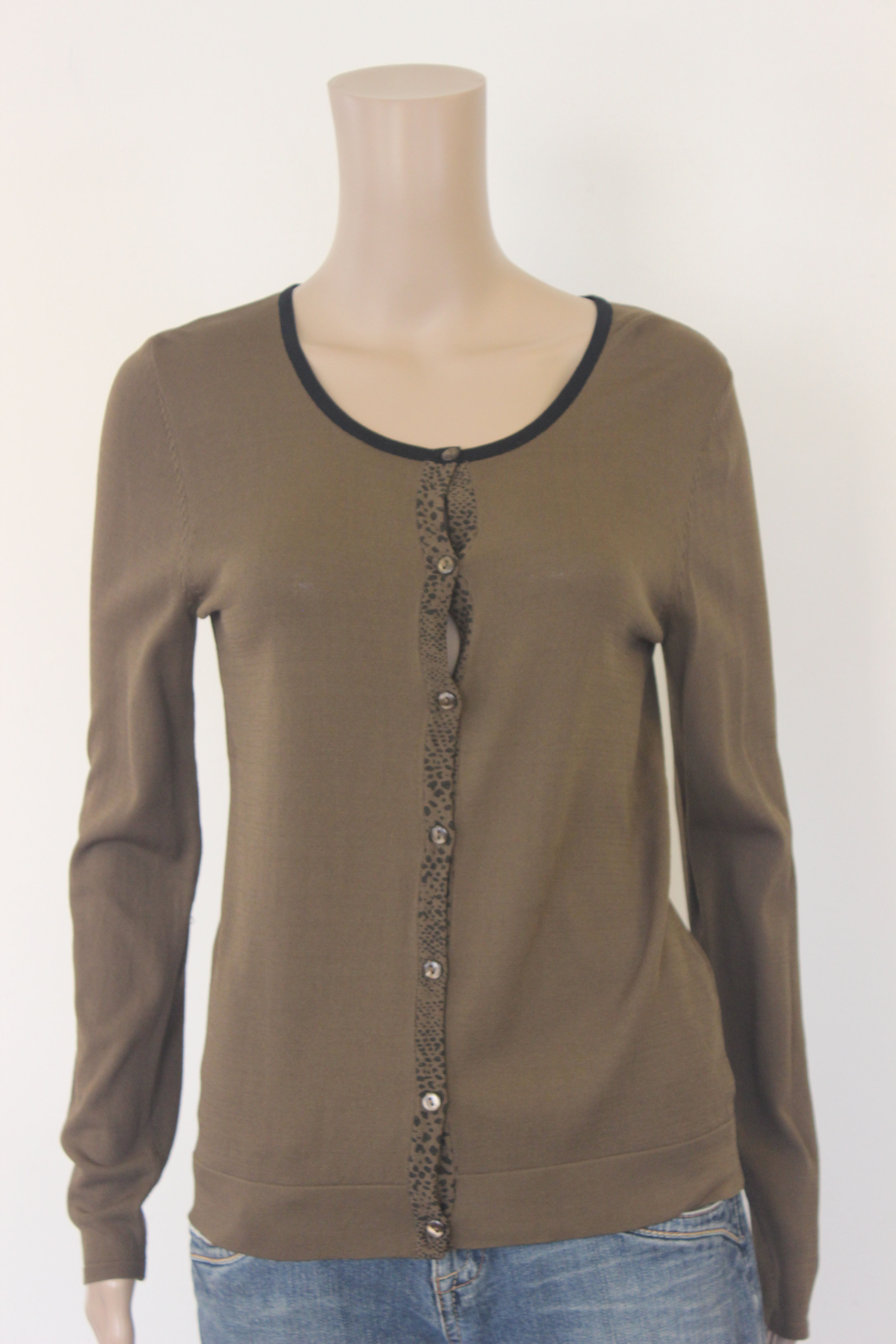 Question? bruin vest maat S