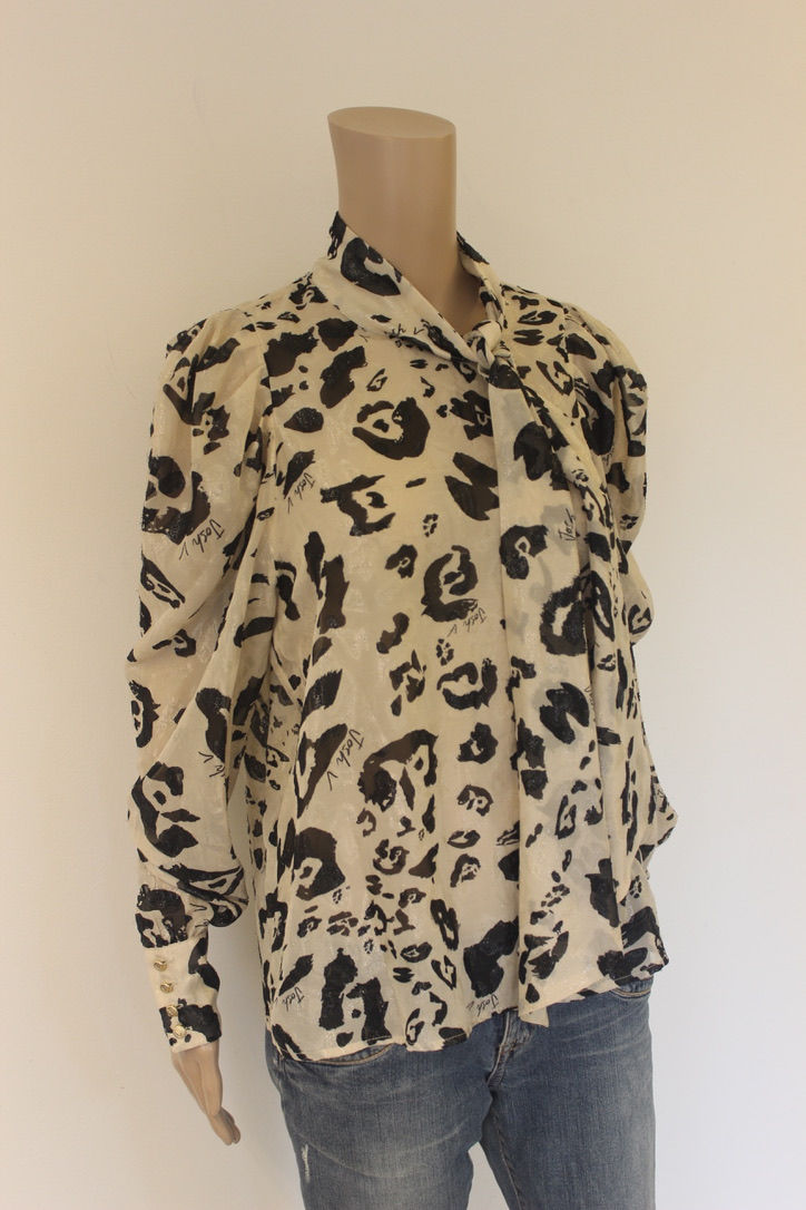 Thumbnail: Josh V ecru/zwarte top maat S