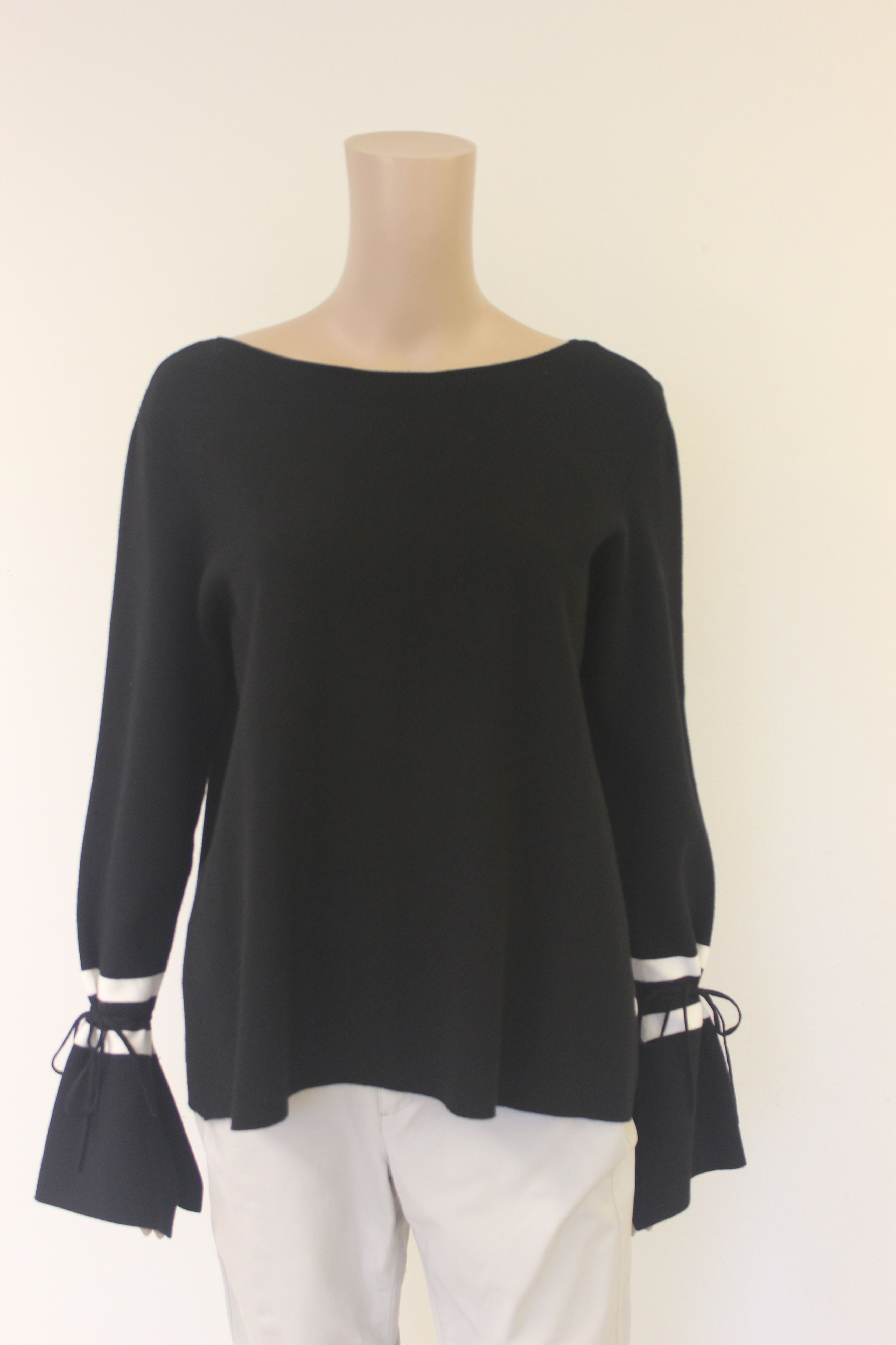 Yaya zwart/witte trui maat XL