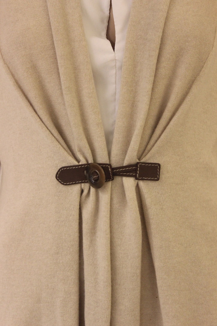Thumbnail: Fabiana Filippi beige vest maat 40