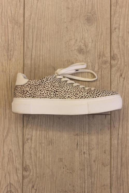 Thumbnail: Maruti ecru/zwarte gympen maat 36