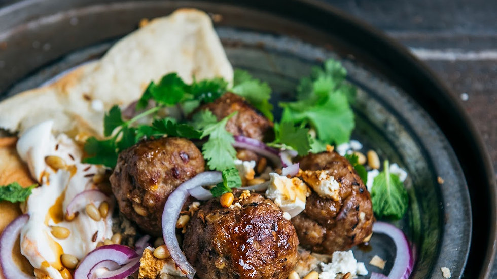 6 x Large Lamb and Mint Meatballs (Gluten Controlled) Farmers Pantry