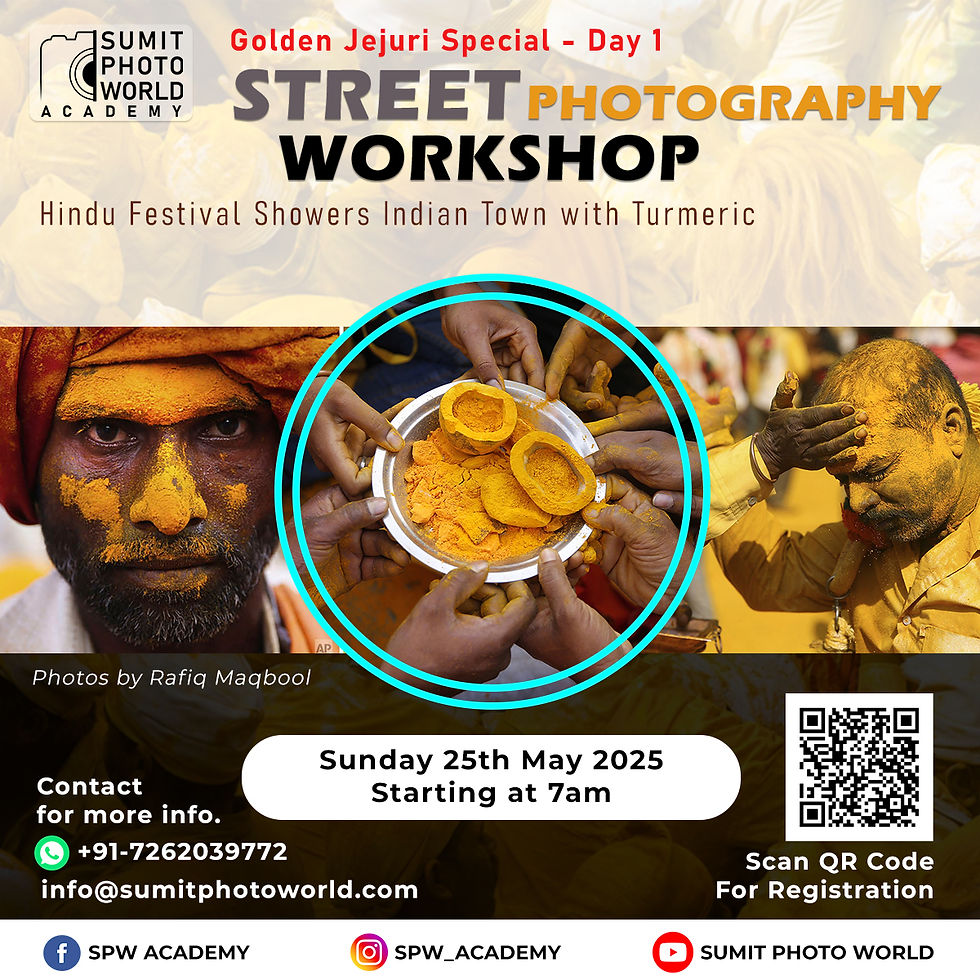 Street Photography: Golden Jejuri Special - Day 1
