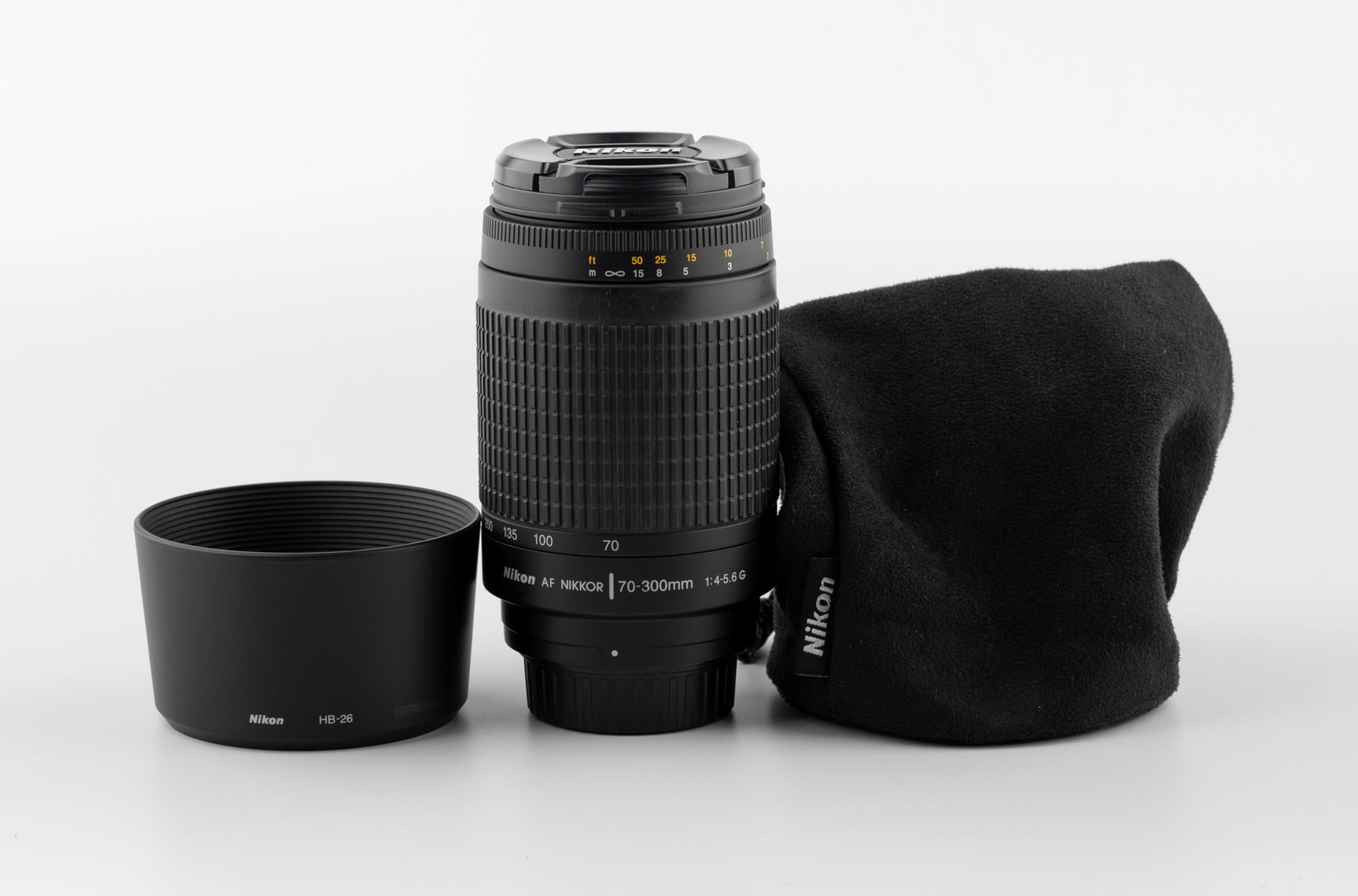 NIKON AF Zoom-Nikkor 70-300 mm f/4-5.6G Lens (Black)