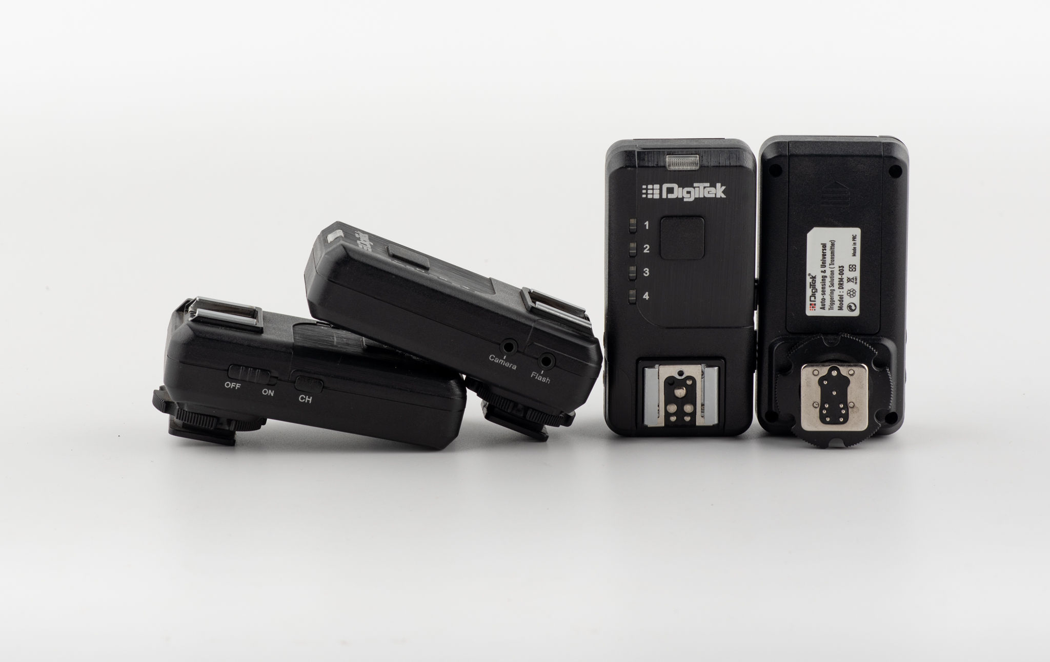 DRM-003 (TX+RX) Flash Trigger 1-Transmitter and 3-Receiver Combo