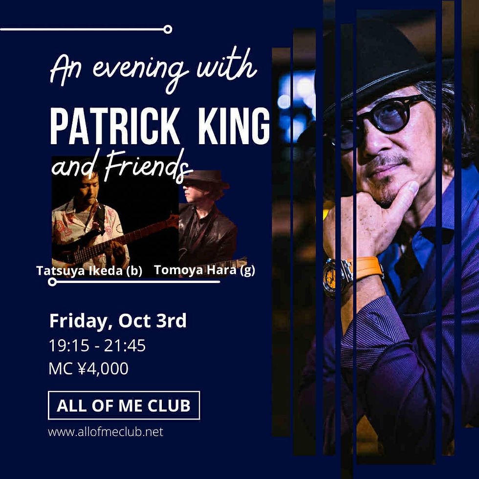 An evening with PATRICK KING and Friends