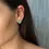Thumbnail: Drop gold blue sky earring