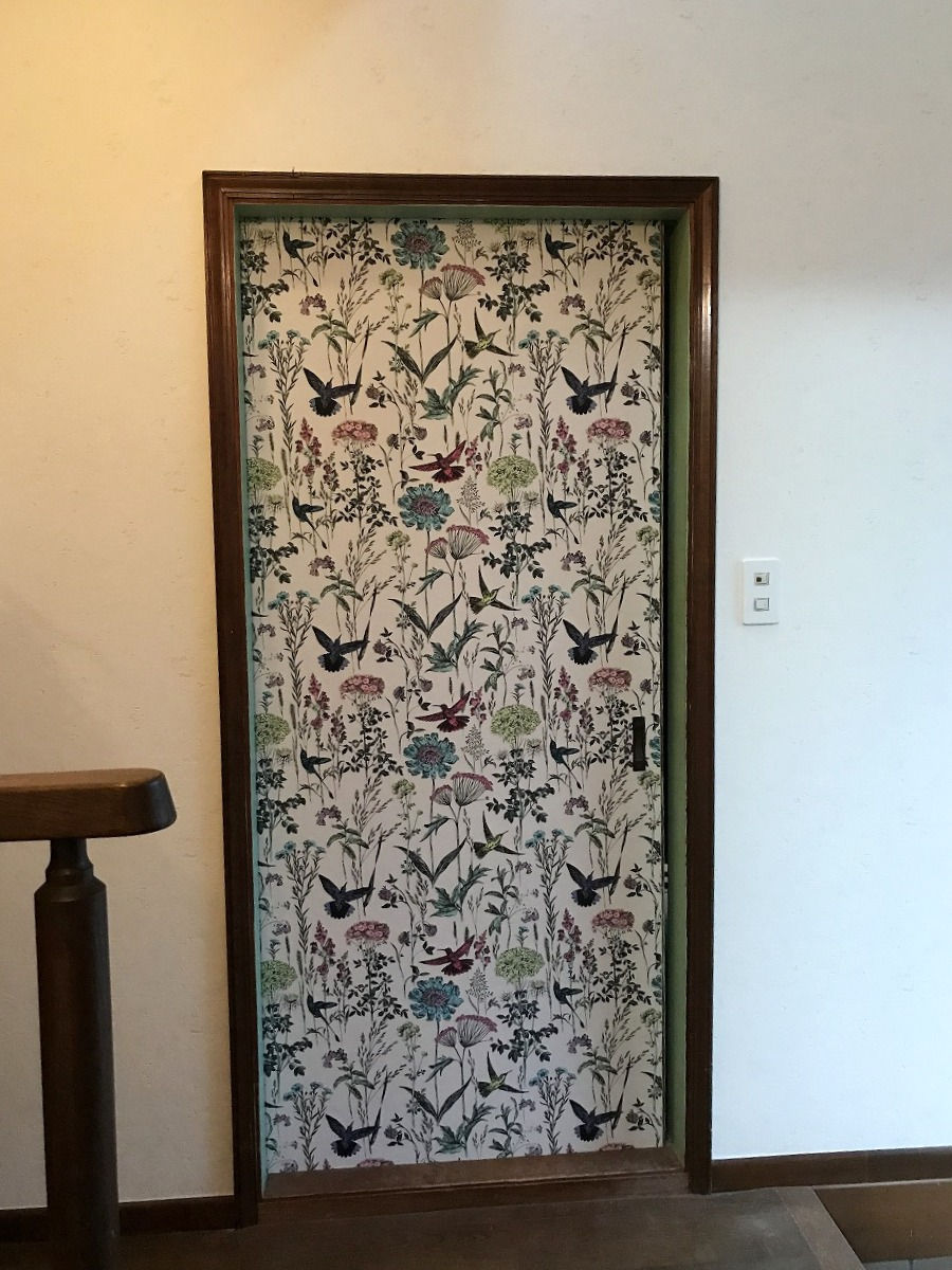 1F和室戸　天井へのﾌﾟﾛﾛｰｸﾞ