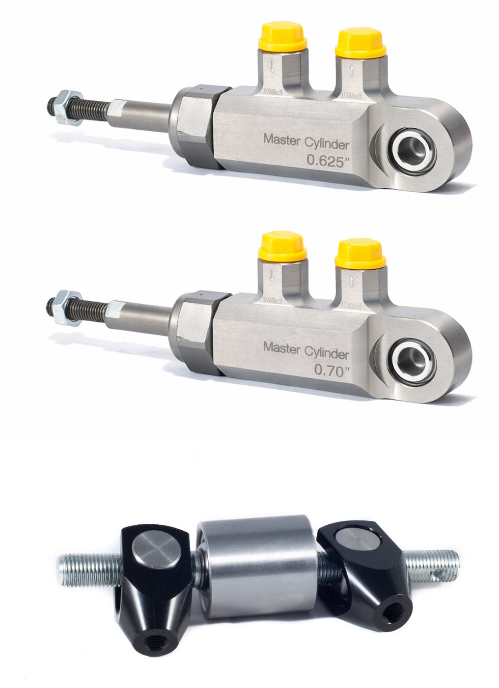 FS KIT 2B - .625 & .7 Spherical Bearing Master Cylinder & Bias Bar with Tube