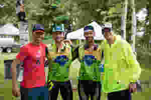 Wearing the RD hat at the Casco Bay Swimrun