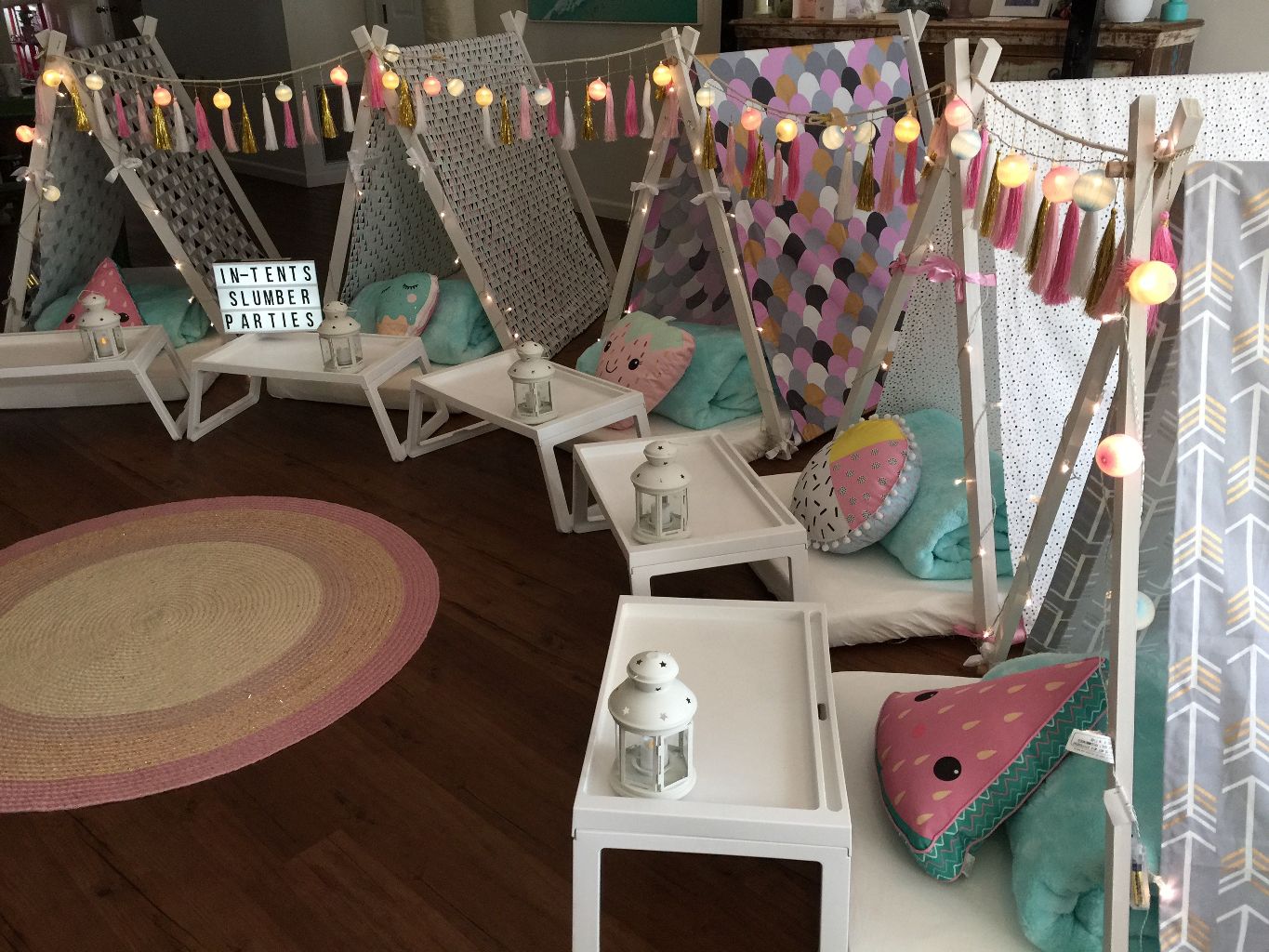 InTents Slumber Parties. Sleepover Hire. Kids Parties. Melbourne