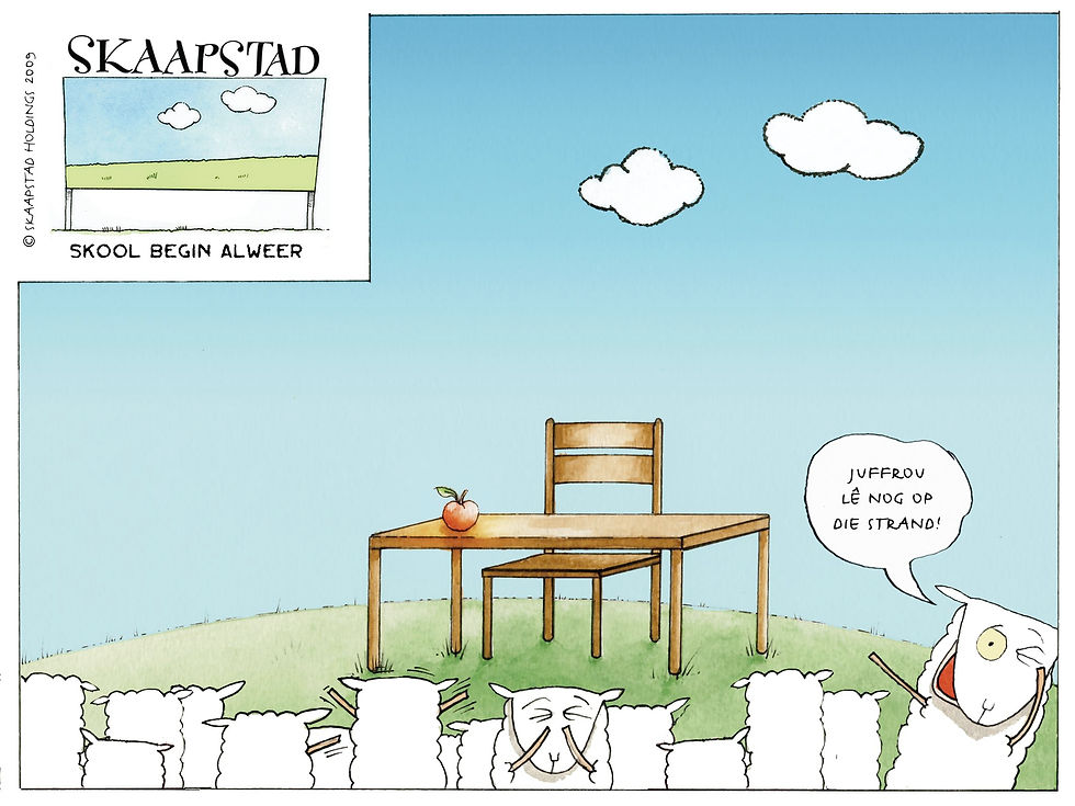 "Skool begin alweer..."