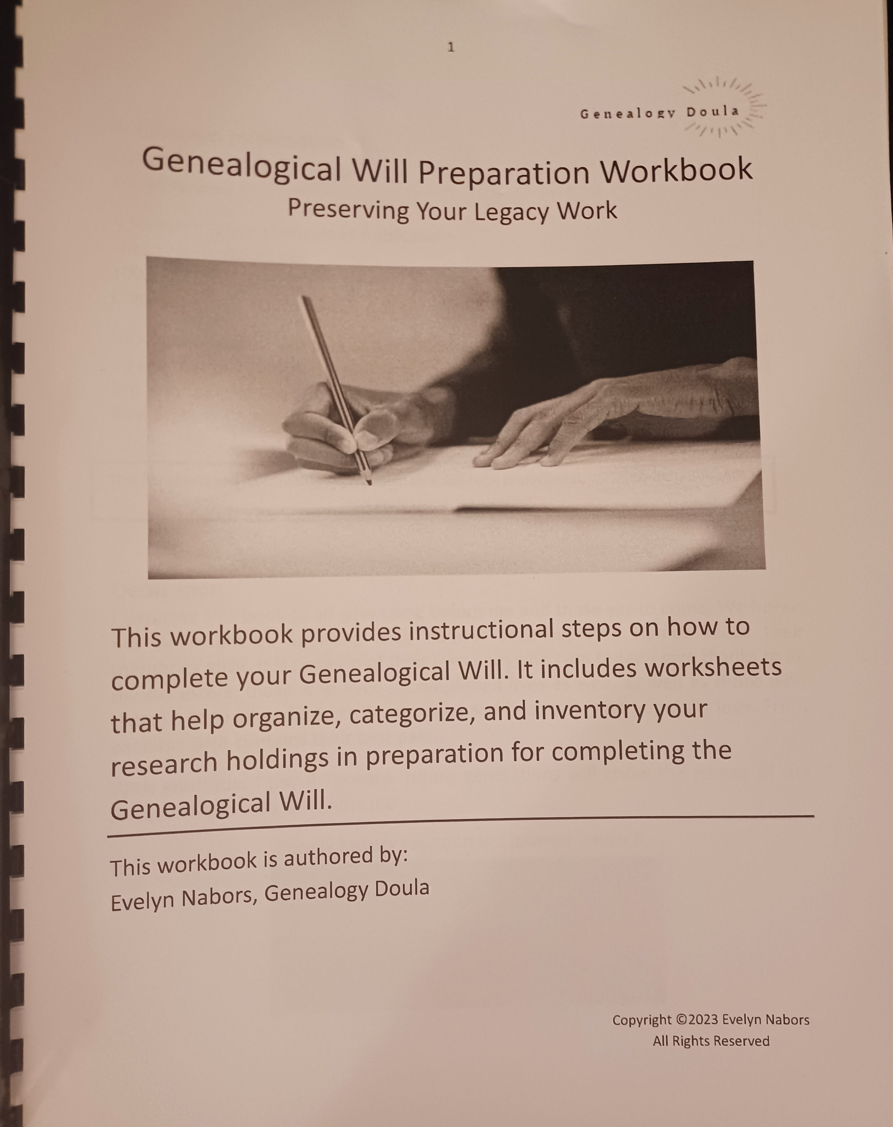 Genealogical Will Handbook