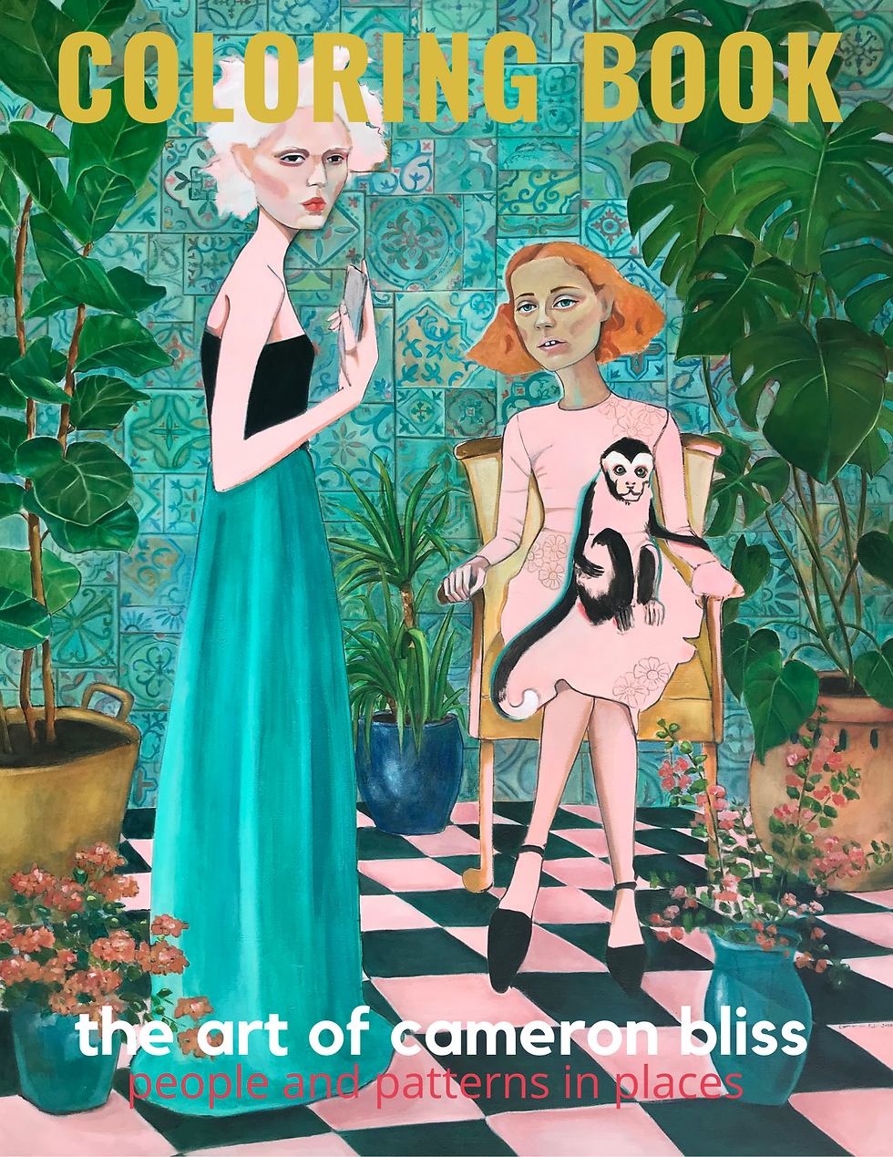 Cameron bliss art coloring pages