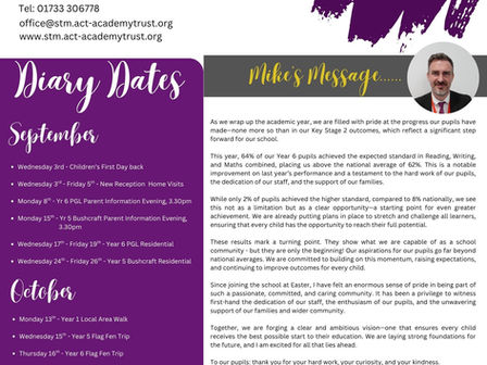 Friday 18th July Newsletter