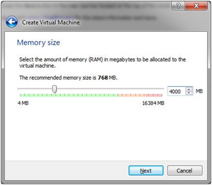 memory size