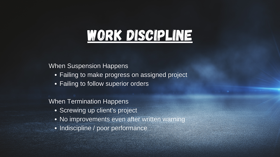 9 Work Discipline