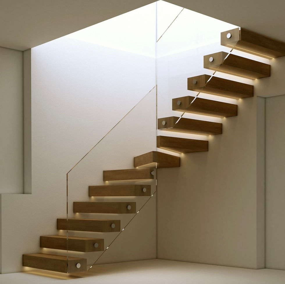 Eye-level view of a newly built house with a lush garden