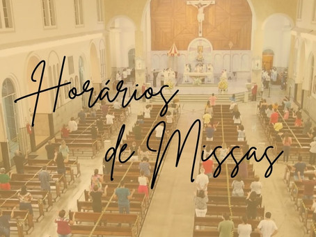 Horários de Missas e Novenas