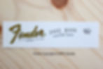 Thumbnail: Fender Jazz 1960s Bass Guitar Headstock Waterslide Decal