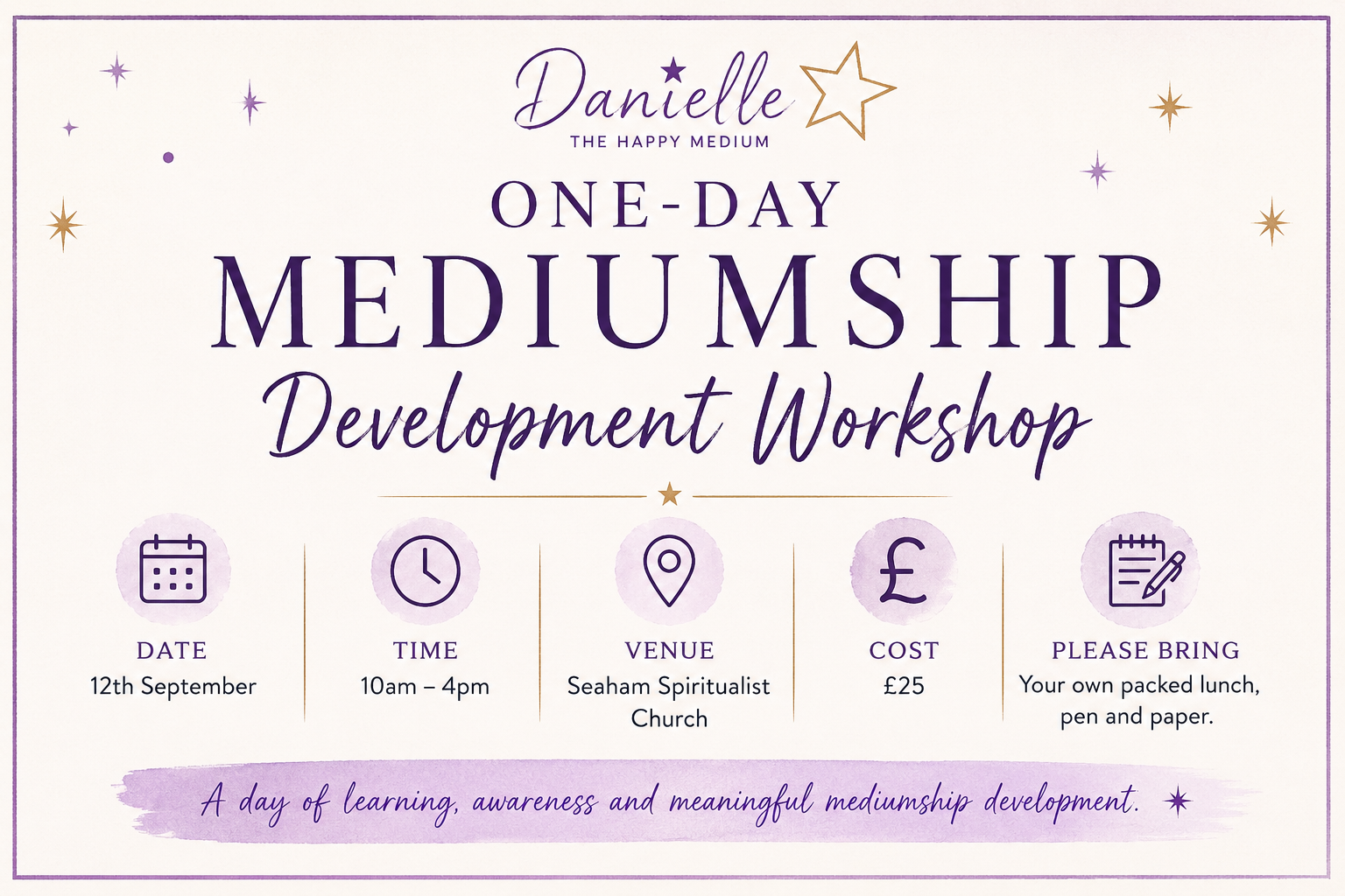 Mediumship Workshop-Seaham