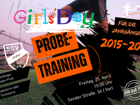 Girls' Day – Fussball ausprobieren und durchstarten