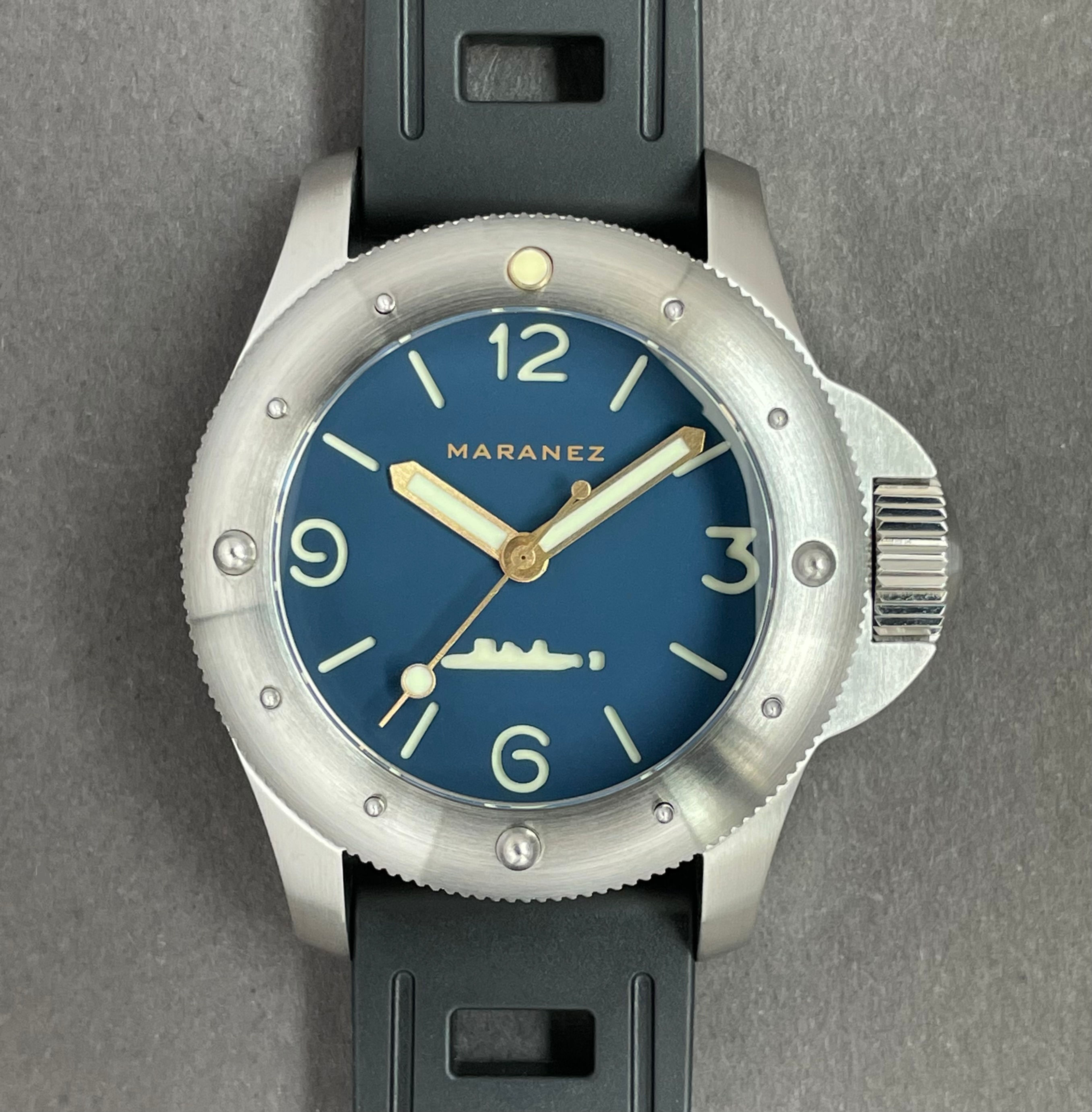 Rawai 42 stainless steel blue dial