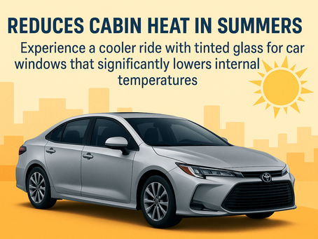 Reduce Cabin Heat in Karachi Summers with KEVLAR SolarGuard – Clear Window Film That Works
