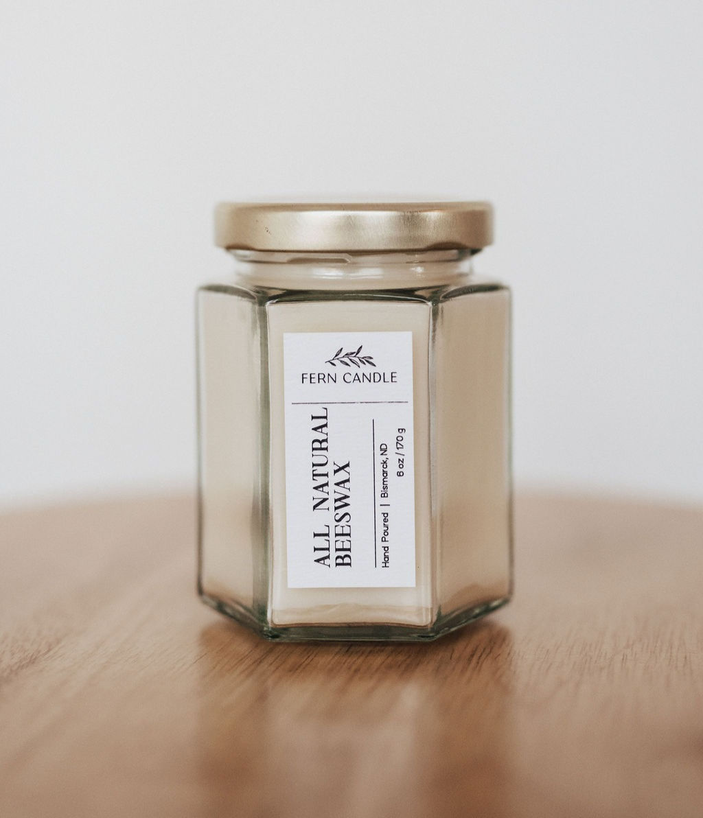 Beeswax Candle 6 oz