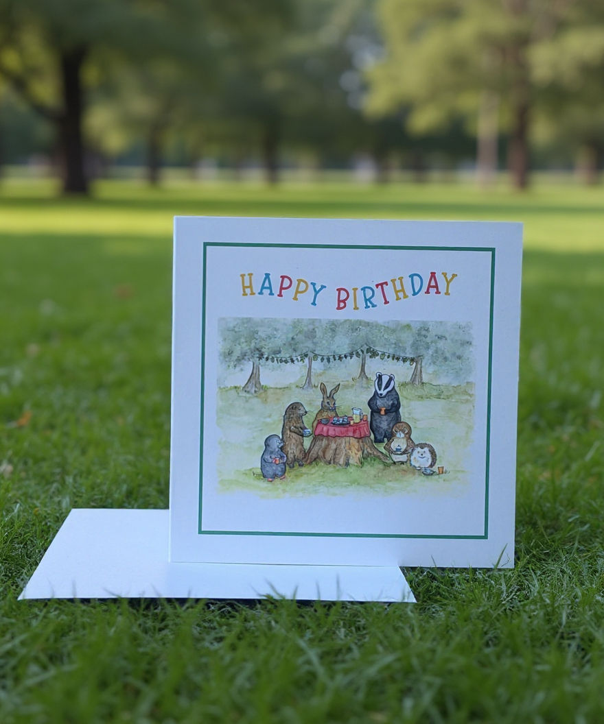 Woodland Birthday Card