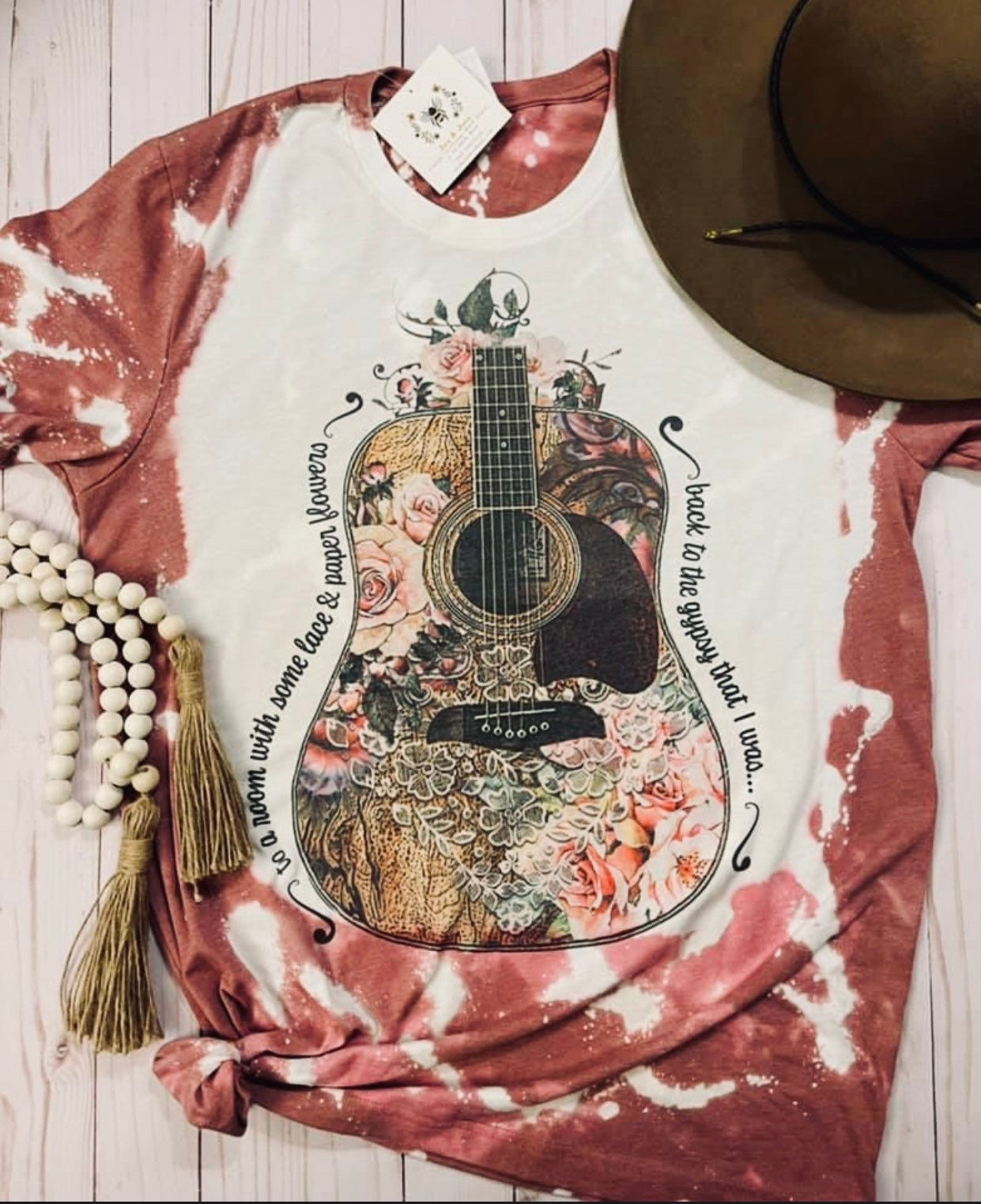 Flowers & Lace Band Tee