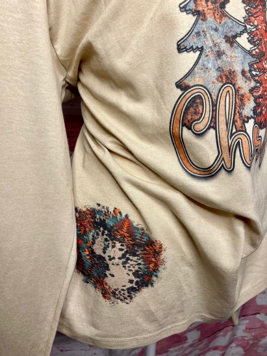 Thumbnail: Western Christmas Long Sleeve Tee