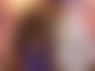 Amaris and Zaire with a Japanese style background