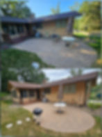 Patio power wash and deck update