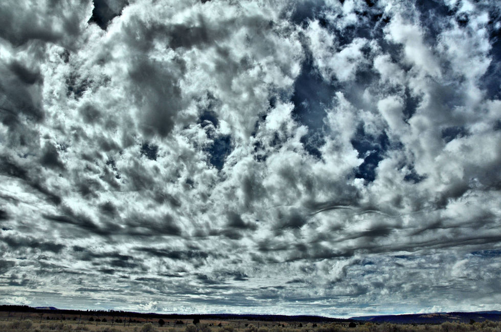 066 - Clouds Above a Western Landscape