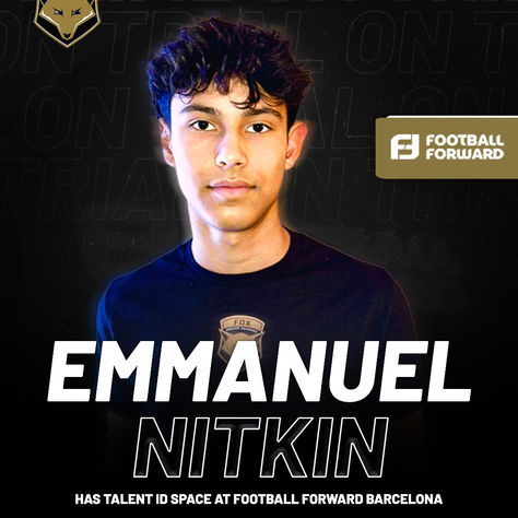 Emmanuel Nitkin Set For Talent ID in Barcelona