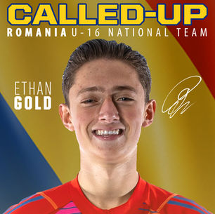 Ethan Gold called up to Romanian National Team