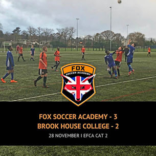 FSA PRO - Brookhouse College, EFCA Cat 2