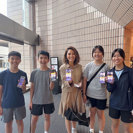 TeamUnlock+ AI 戶外實境解謎教育專案師生熱烈合照 | Gamified Educational Event