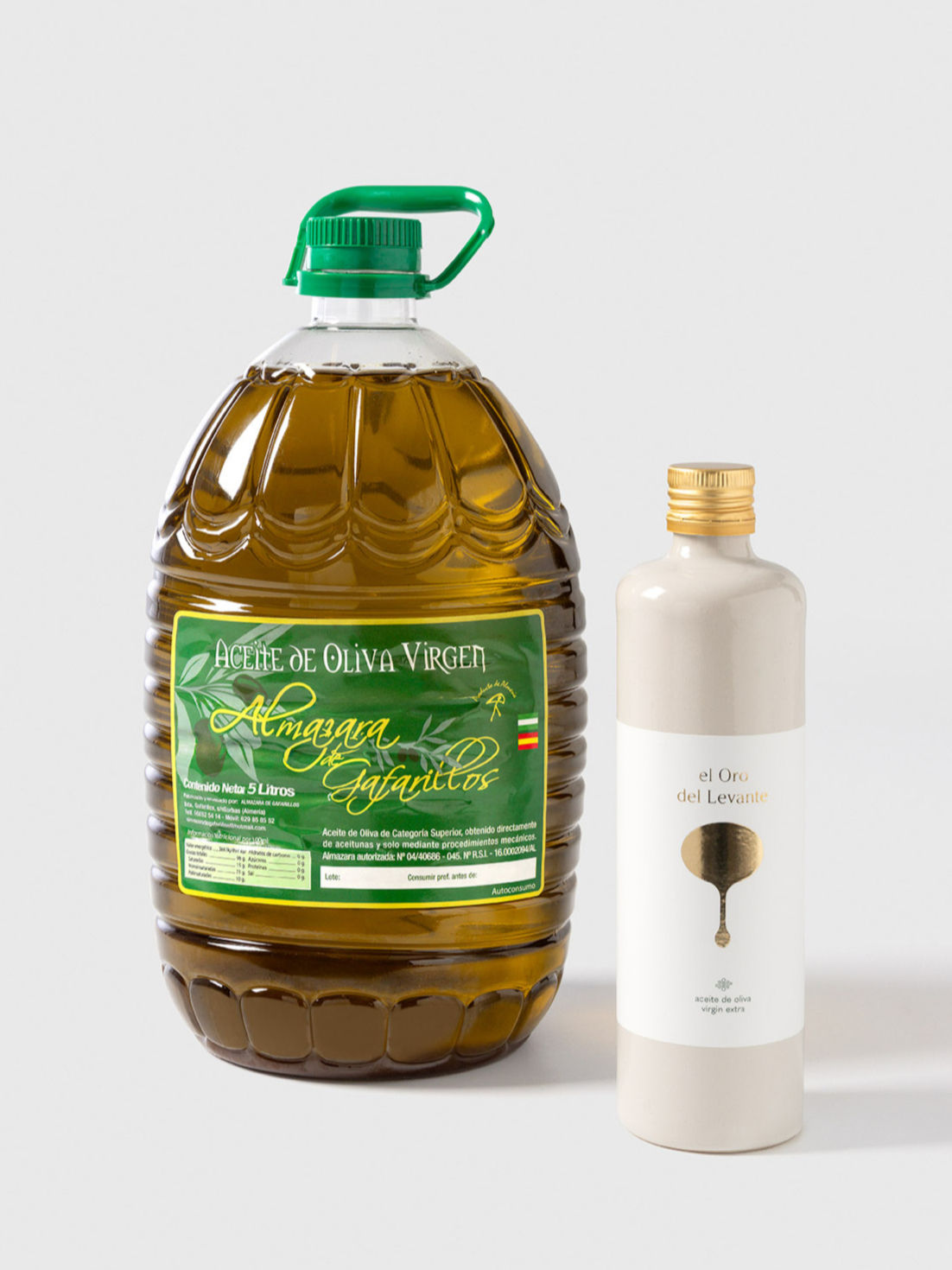 Fles 5 l + Leeg flesje