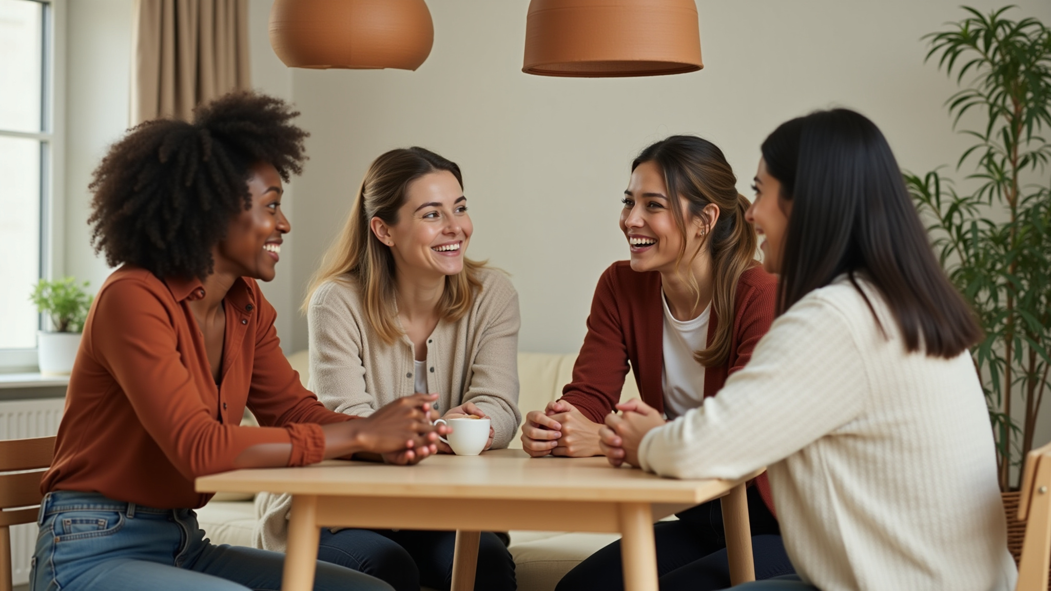 ladies at a table- coliving at livetogetherly