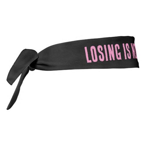 Hot Deals! Losing Is Not An Option Tie Headband